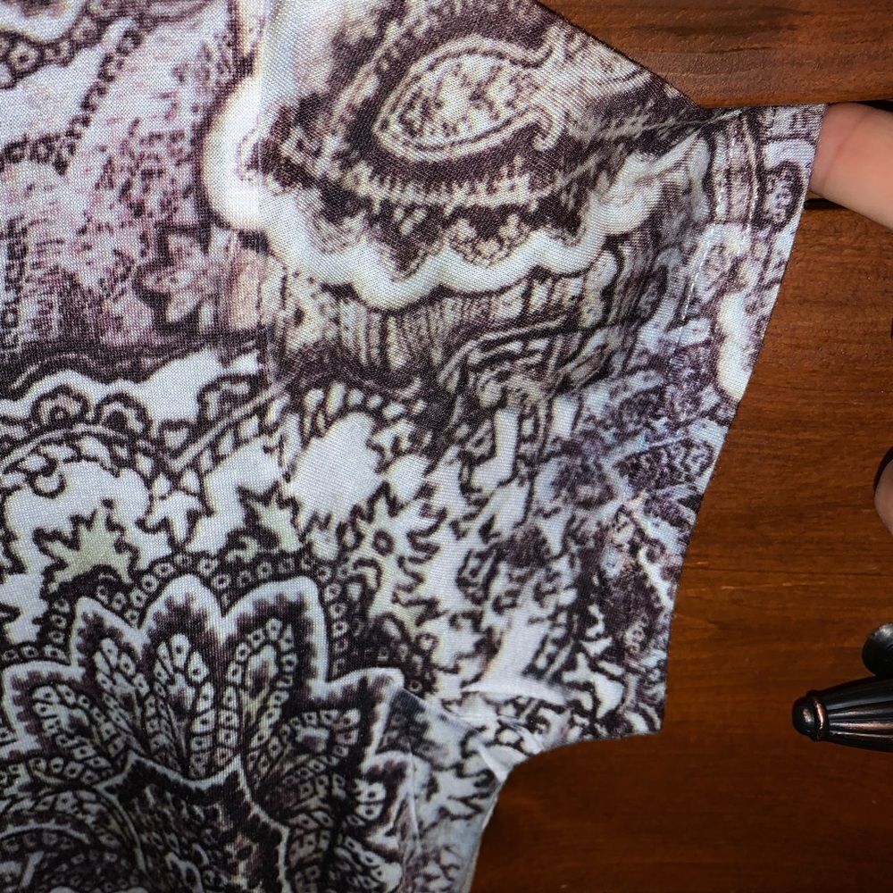 Clothes head bling western paisley tunic top - Picture 4 of 6